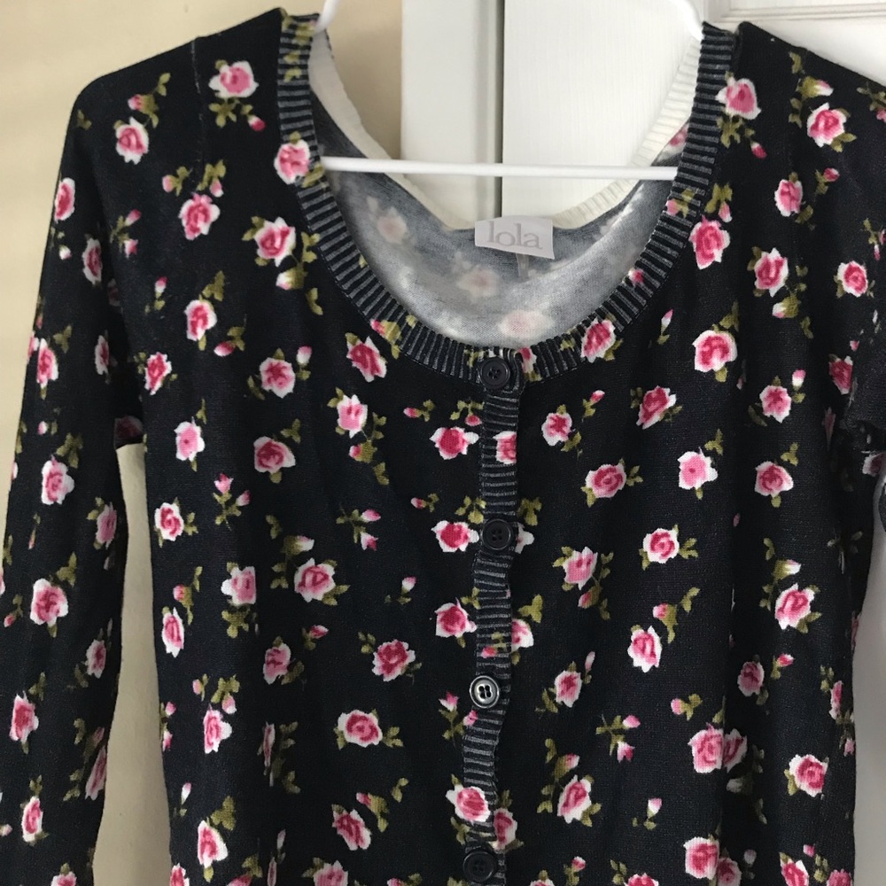Floral sweater